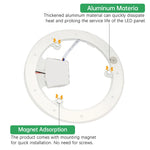 Module LED blanc moderne aimant 18W 4000K 6000K câble éclairage économieénergie
