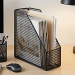 organisateur rangement noir maille métallique moderne réutilisable condiments papier cuisine