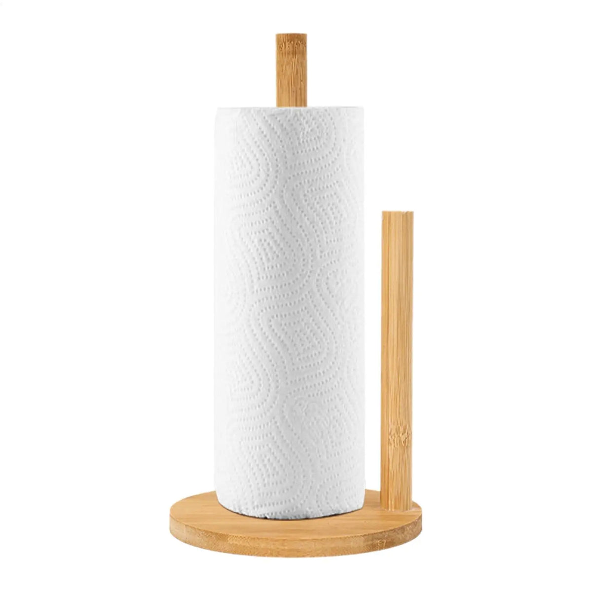 support serviettes bambou naturel minimaliste moderne sans rayures polyvalent facile durable