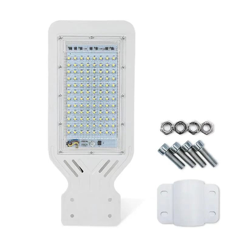 lampe rue led moderne étanche noir blanc ip65 ac220v fluxlumineux