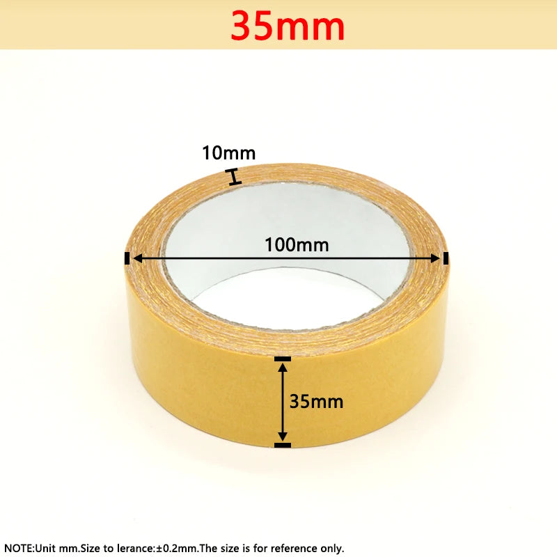 ruban adhésif jaune largeur 10mm 15mm 20mm 25mm 30mm 35mm 40mm 50mm 60mm fixations
