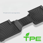 tapis sol coffre rayures horizontales tpe fibre synthétique noir moderne porsche cayenne