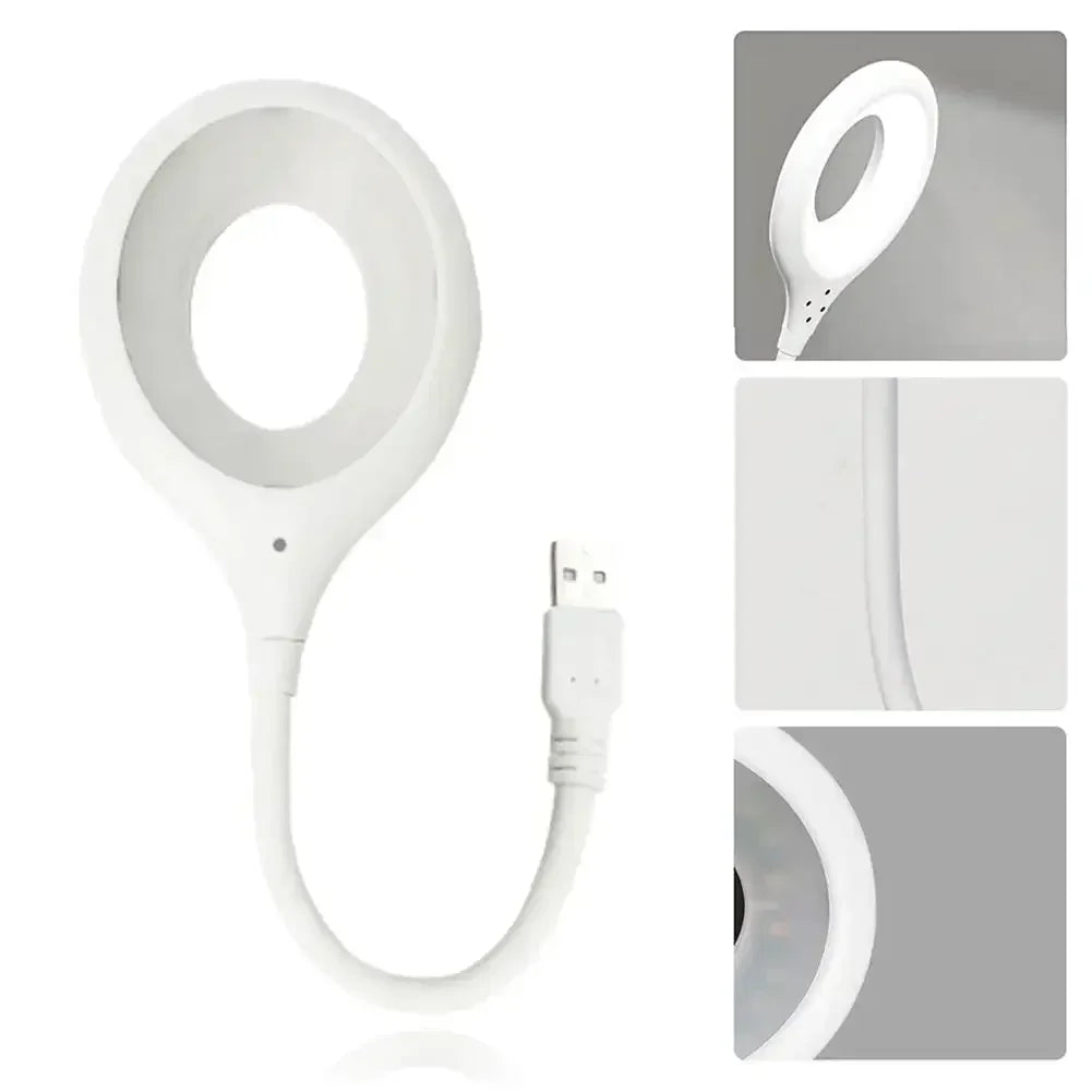 lampe table blanc moderne prise usb éclairage intensité variable veilleuse minimaliste led changeante commandée