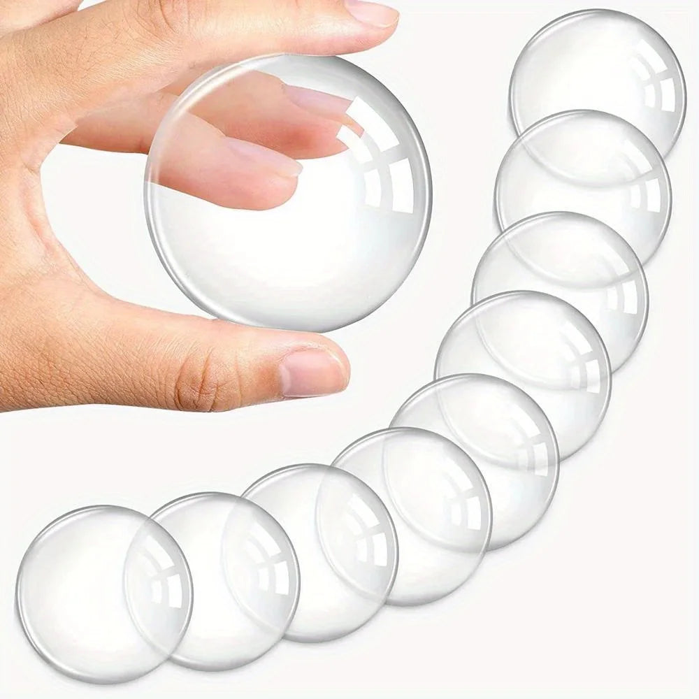 protecteurs porte transparents adhésifs silencieux anti collision pièces rond lisses modernes