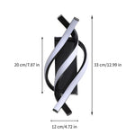 lampe murale led spirale moderne noir blanc abstrait opaque contemporain fixations murales certifications sécurité