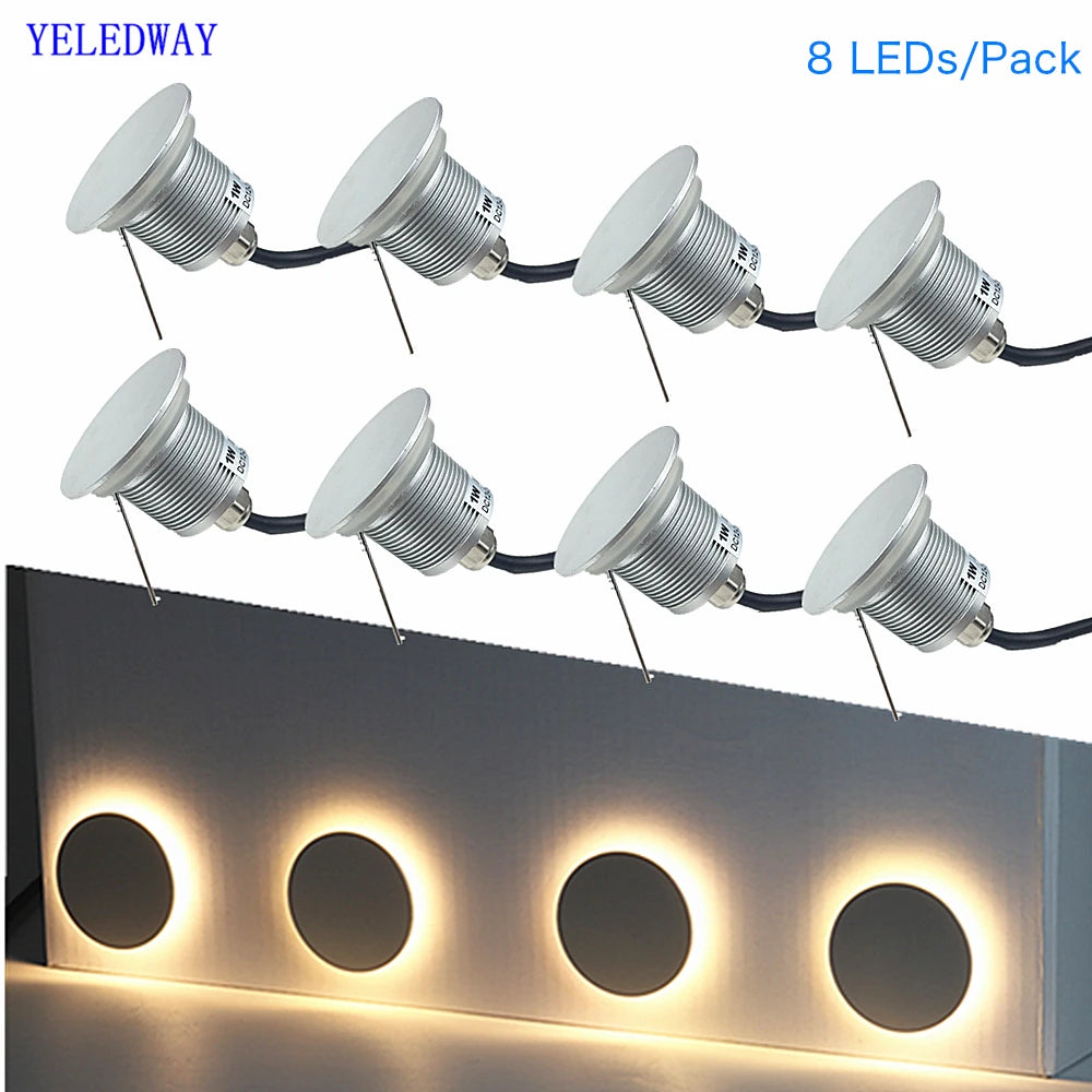 Spot LED moderne blanc chaud ip67 étanche 12v 24v aluminium autoinstallation chambre cuisine salon