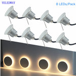 Spot LED moderne blanc chaud ip67 étanche 12v 24v aluminium autoinstallation chambre cuisine salon