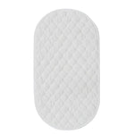 tapis bébé imperméable réutilisable doublure bambou gris quilté moderne portable mois