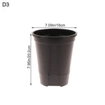 pots plantes transparents blancs modernes minimalistes grille drainage différents disponibles