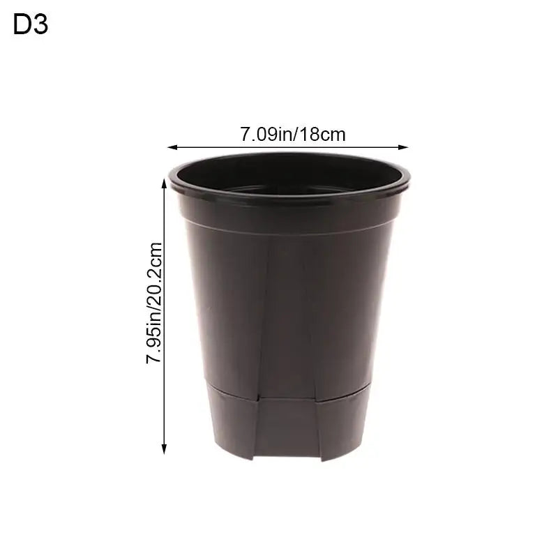 pots plantes transparents blancs modernes minimalistes grille drainage différents disponibles