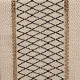 chinois bohème rustique table bois motif losange franges