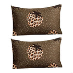 parure lit drap housse taies d'oreiller motif fleurs moderne élégant