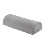 coussin pied massage velours noir lignes bleues ergonomique amovible lavable bas anti dérapant
