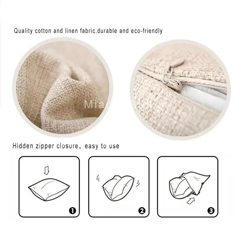 housse coussin personnalisable imprimé photo moderne beige clair lit canapé décoration voiture simple carré
