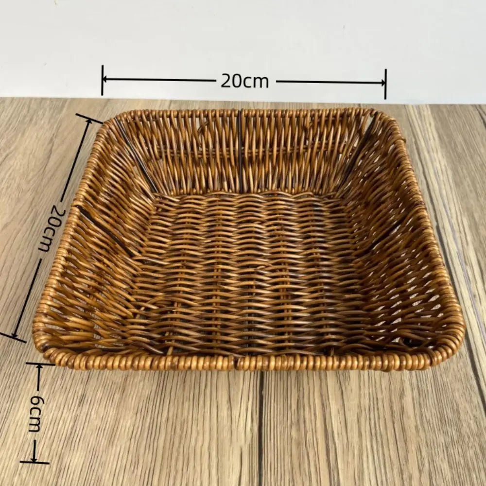 paniers rangement tressés rotin marron clair utilisation multiple réutilisable traditionnels opaques