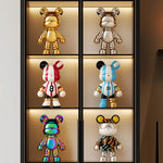 figurine mickey mouse bleu moderne pop art décoration maison collection cadeau