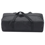 sac transport oxford noir pratique robuste réutilisable bandes velcro poignées fermeture glissière