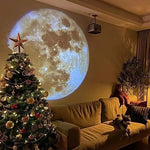 projecteur mural lune terre beige noir moderne adhésif led 65mm 63mm 27mm veilleuse chambre