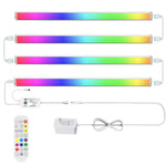 bande lumineuse led multicolore 30cm clips moderne app commande vocale tuya wifi 4pcs full