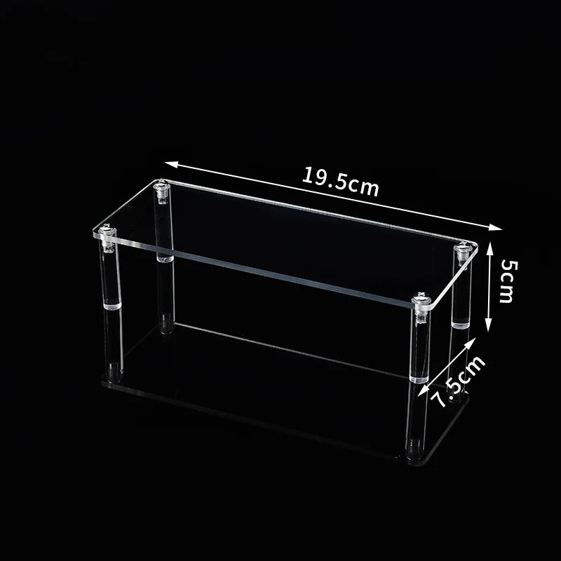 étagère murale acrylique transparent organisateur figurines décorations plusieurs niveaux moderne