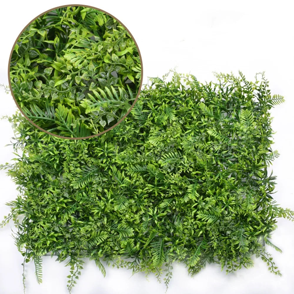 plantes artificielles modernes feuilles vertes fleurs violettes rouges extérieures décoration intime résistantes uv