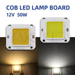 lampe led cob blanc jaune haute luminosité 12v moderne technologie vis aluminium