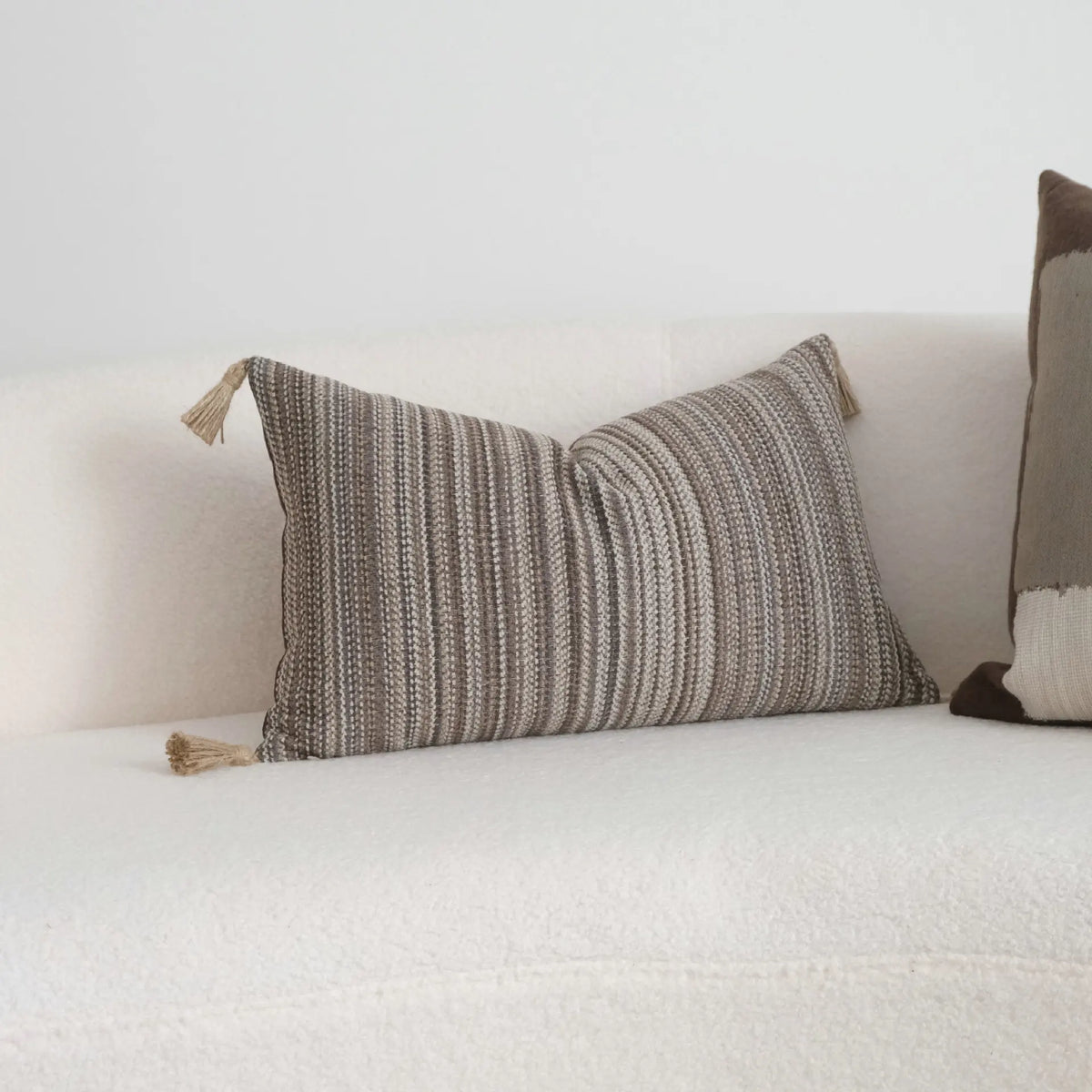 coussins décoratifs patchwork moderne sans rembourrage beige gris blanc lit canapé 45x45cm