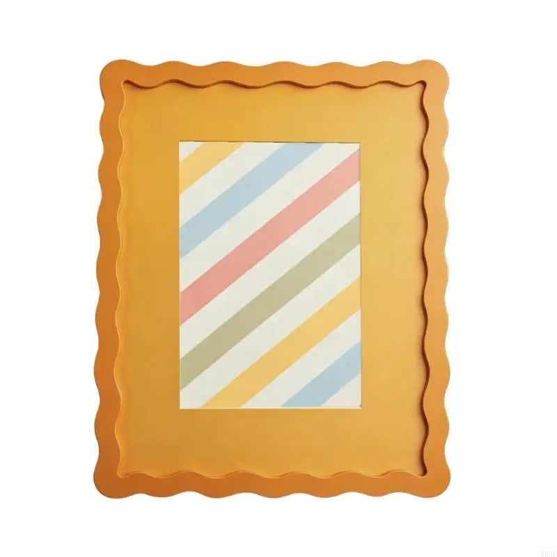 cadres photo ondulés rouge doré modernes 4x6 pouces bord lisse décoration maison