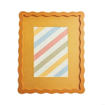 cadres photo ondulés rouge doré modernes 4x6 pouces bord lisse décoration maison