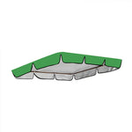 canopée balançoire rouge noir vert gris moderne 195x125cm clips uni opaquet