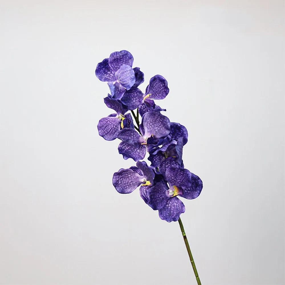 fleurs artificielles orchidées violettes blanches modernes décoration intérieure maison mariage anniversaire