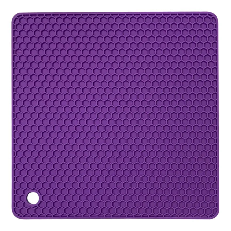 tapis silicone protection moderne violet bleu vert orange gris beigeToPointTexture nonGlissant