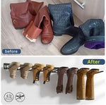 organisateur bottes mural moderne fixations vis acier robuste rangement chaussures utilitaire multifonctionnel