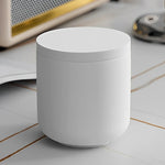 tasse silicone couvercle moderne récipient stockage tourbillon grise blanche opaque minimaliste