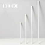 rideau télescopique extensible tige métal blanc moderne adhésif 30cm 50cm 40cm 70cm 50cm 90cm