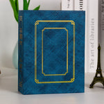 album photo rouge jaune gris bleu motif doré texture cuir classique pages blanches/photos