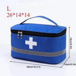 sac rangement multi usages kit médical oxford pratique croix blanche rouge gris bleu