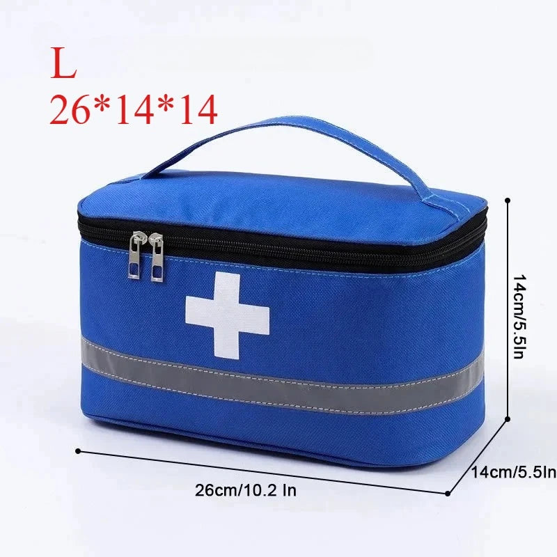 sac rangement multi usages kit médical oxford pratique croix blanche rouge gris bleu