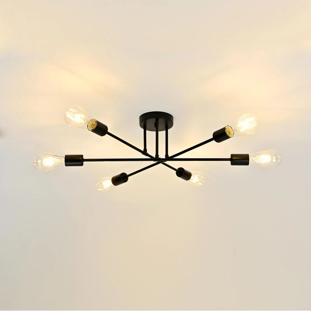 lampe suspension led chrome doré noir moderne ampoules vintage éclairage quotidien monté surface cuisine