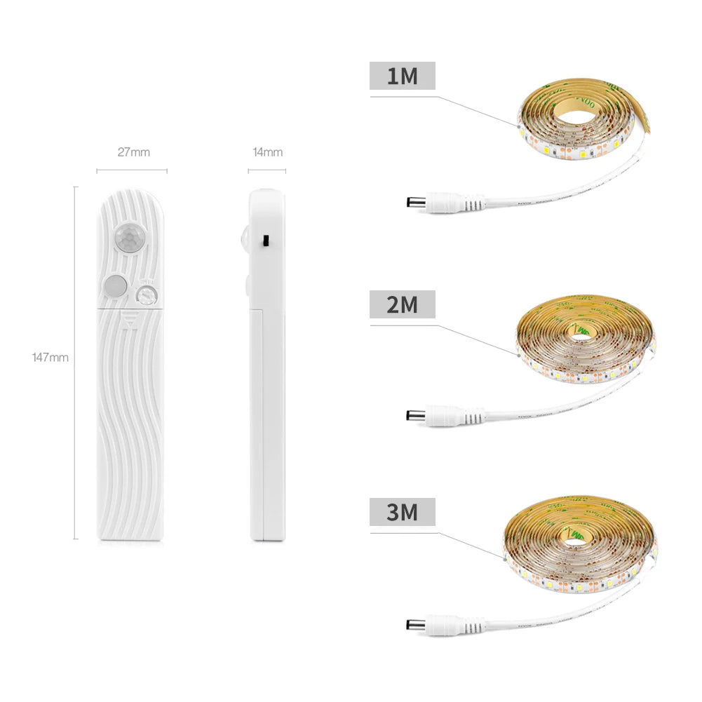 ruban led 5v rechargeable blanc rayures adhésif moderne 1m 2m 3mmètre
