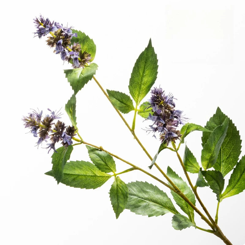 décoration intérieure moderne plante artificielle soie lavande fleurs vertes violette roses 75cm