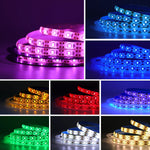 Ruban LED flexible étanche bleu pour décoration salon