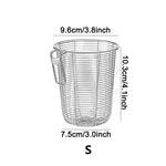 panier acier inoxydable argenté couverts baguettes drainage rapide moderne minimaliste compatible lave vaisselle