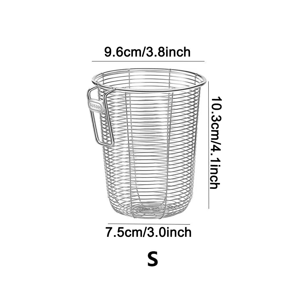 panier acier inoxydable argenté couverts baguettes drainage rapide moderne minimaliste compatible lave vaisselle