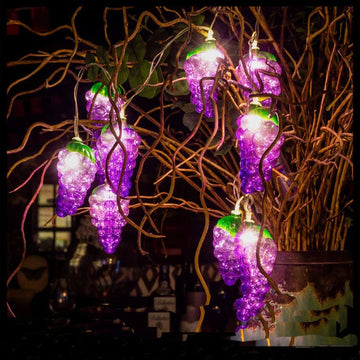 guirlande lumineuse led forme ananas decoration noel salon lumiere chaude jaune verte motif fruit