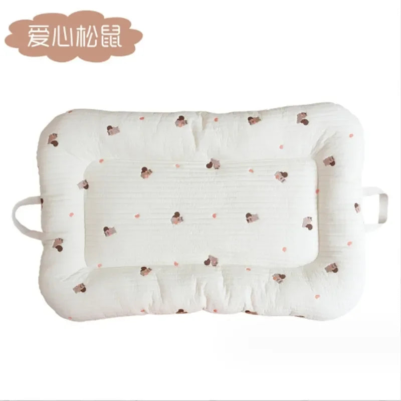 matelas bébé coton oiseaux motif doux confortable portable ans
