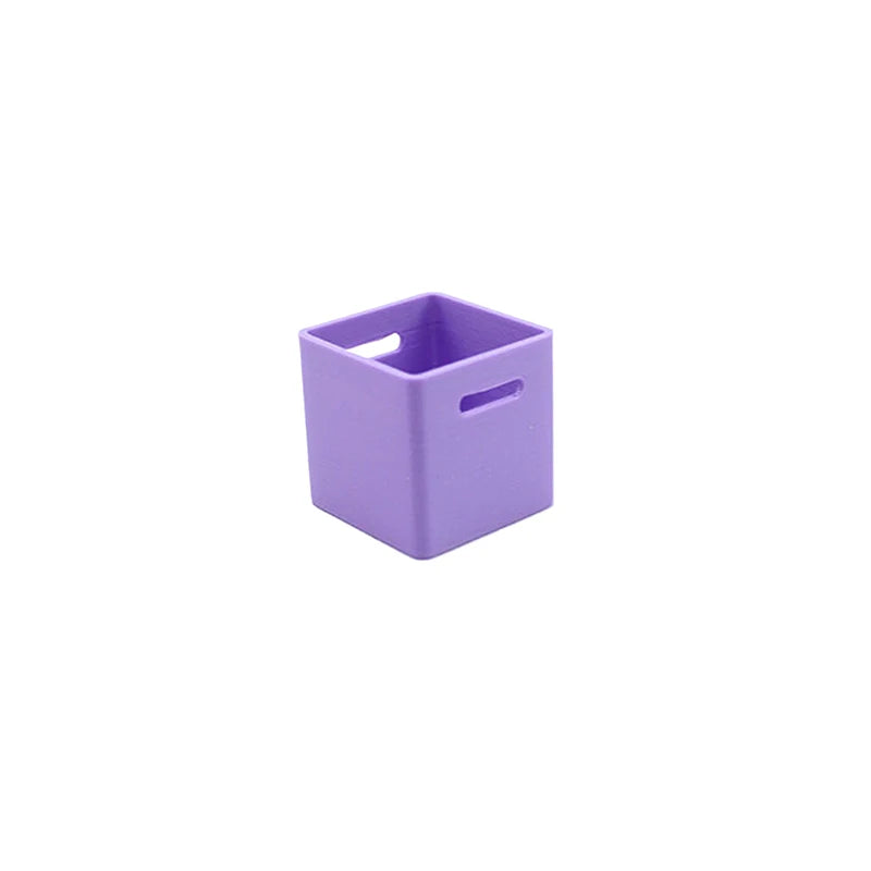 boîtes rangement violet orange bleu clair moderne animaux nature transparentes opaques