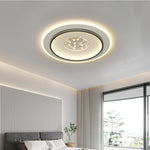 plafonnier led moderne blanc doré minimaliste éclairage cuisine chambre salon