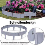 piquets support plantes imitation pierre bordure decorative jardin rustique gris rouge noir texturée assemblee