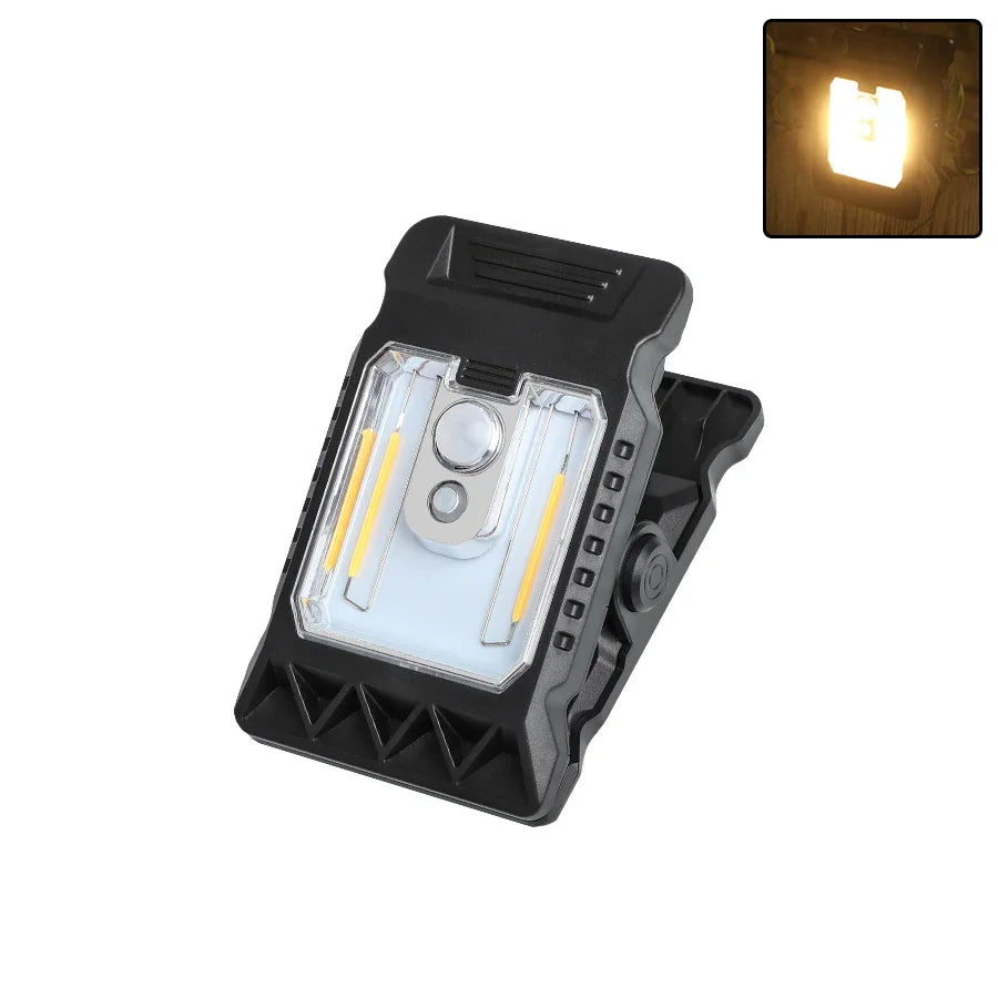 lampe clip solaire détecteur intelligent urgence extérieure nuit blanc moderne abs ip65 led